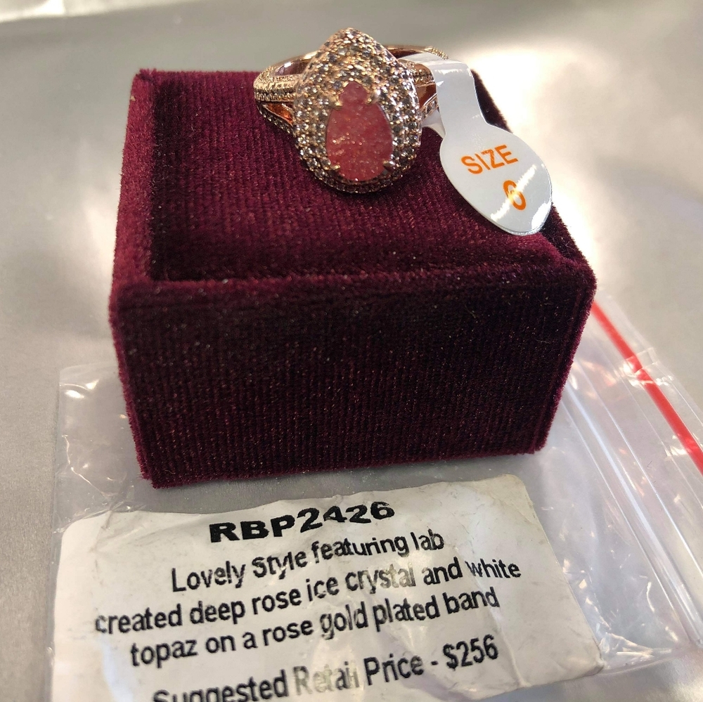 Rose gold plated band